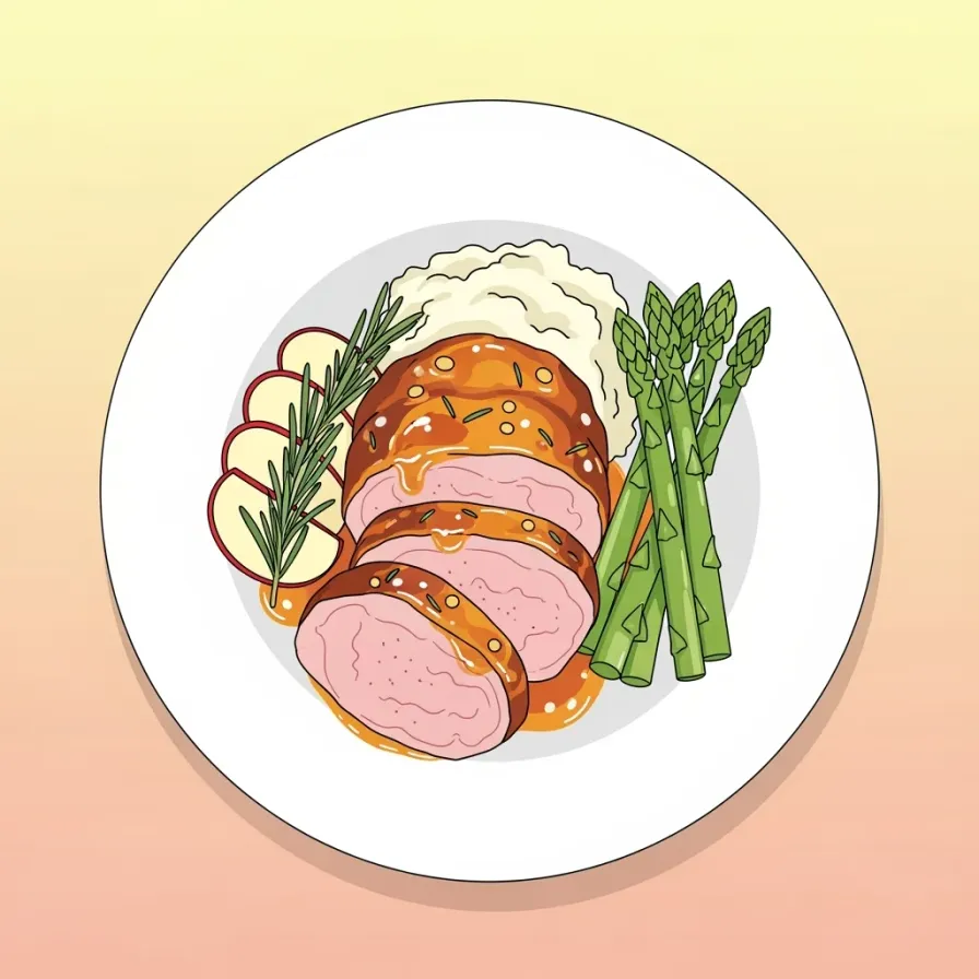 Apple Cider Glazed Pork Loin