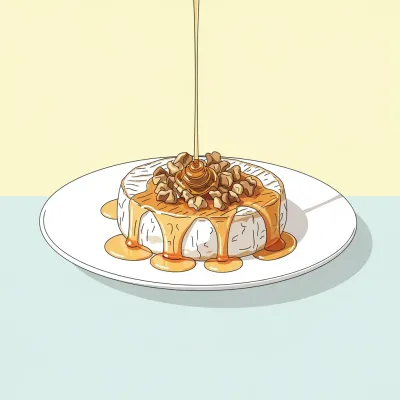 Baked Brie with Honey and Walnuts