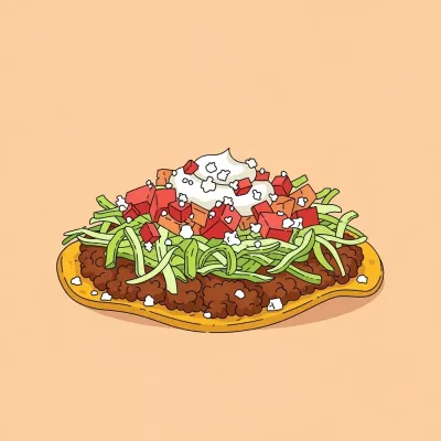 Beef Tostada