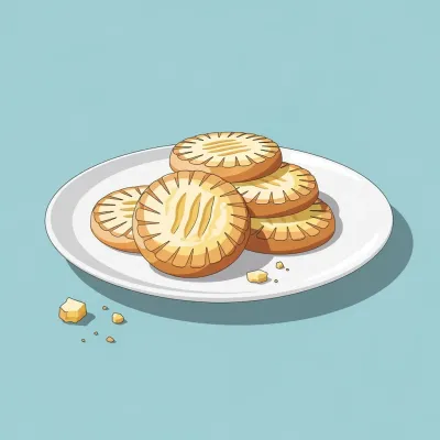 Buttery Shortbread Cookies