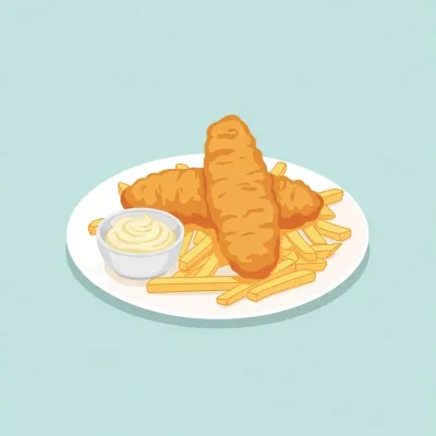 Crispy Beer-Battered Fish and Chips with Tartare Sauce