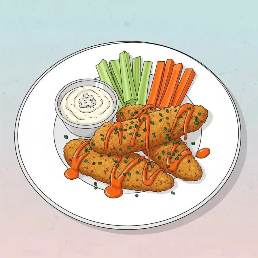 Crispy Buffalo Chicken Tenderloins