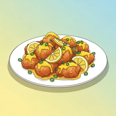 Crispy Chinese Lemon Chicken