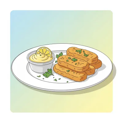 Crispy Fish Goujons with Lemon Mayo