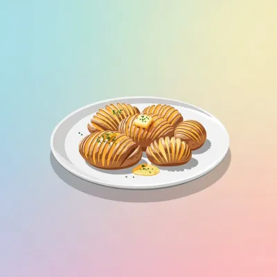 Crispy Hasselback Potatoes