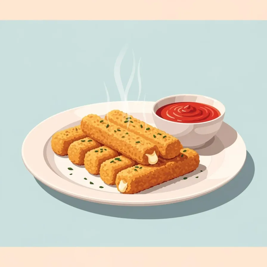 Crispy Mozzarella Sticks
