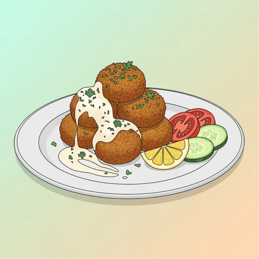 Crispy Spiced Falafel