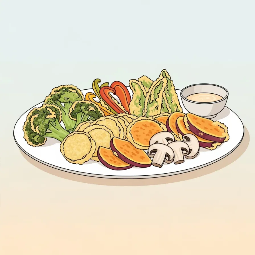 Crispy Tempura Vegetables