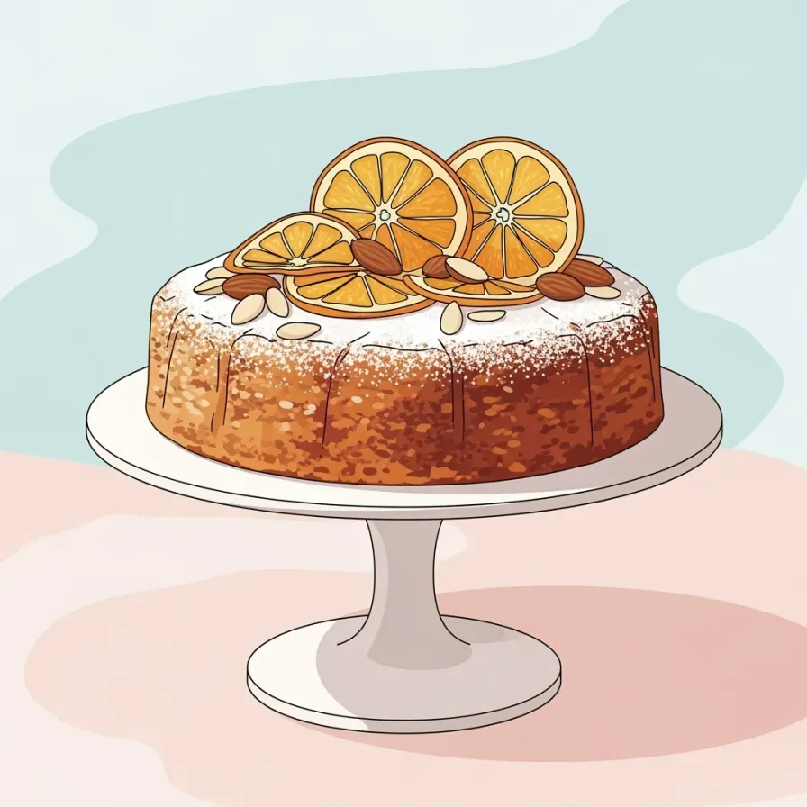 Flourless Orange Almond Cake