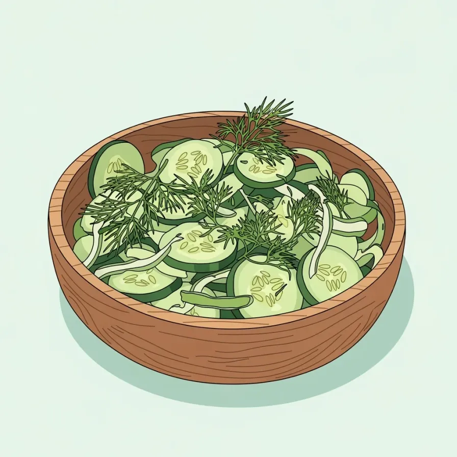 Fresh Cucumber and Dill Salad