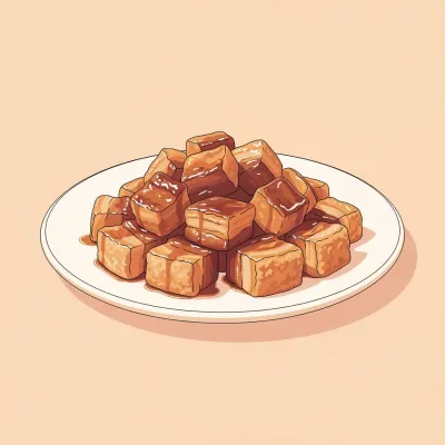 Fried Sticky Pork Belly Bites