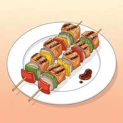 Grilled Teriyaki Chicken Skewers