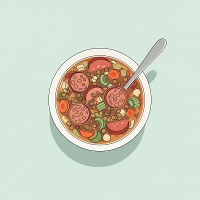 Hearty Lentil and Sausage Soup