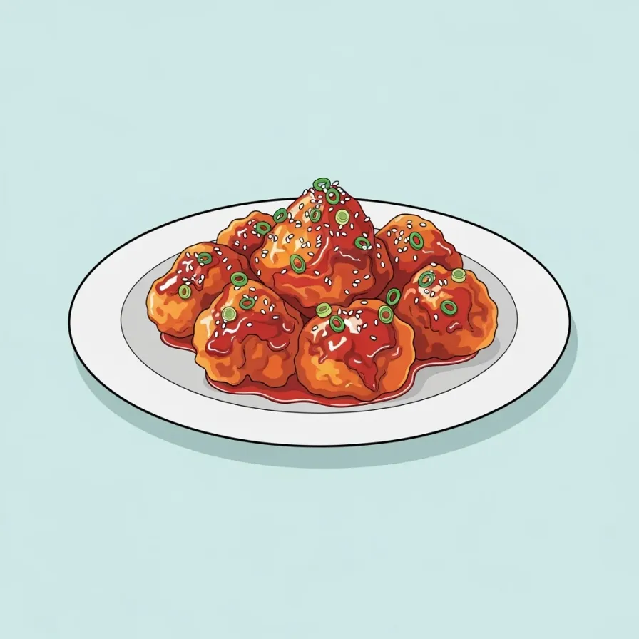 Korean Fried Chicken (Dakgangjeong)