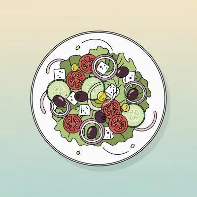 Mediterranean Vegetable Salad