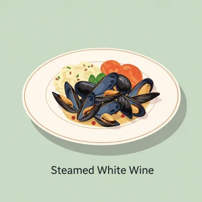 Mussels Steamed in White Wine
