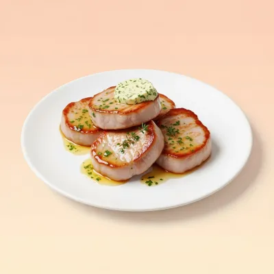 Pan-Seared Pork Medallions with Herb Butter