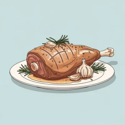 Perfect Roast Lamb with Rosemary and Garlic