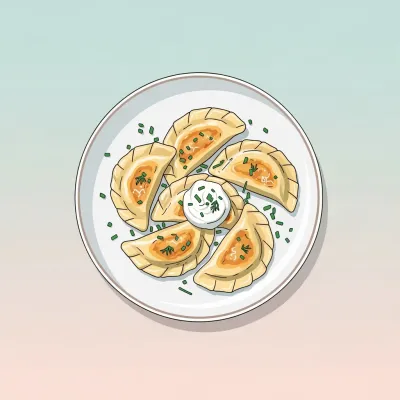 Polish Pierogi with Potato and Cheese Filling