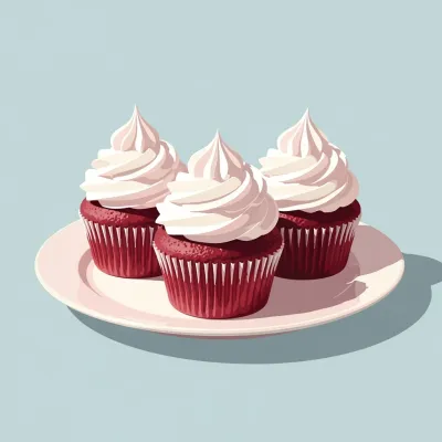 Red Velvet Cupcakes with Cream Cheese Frosting