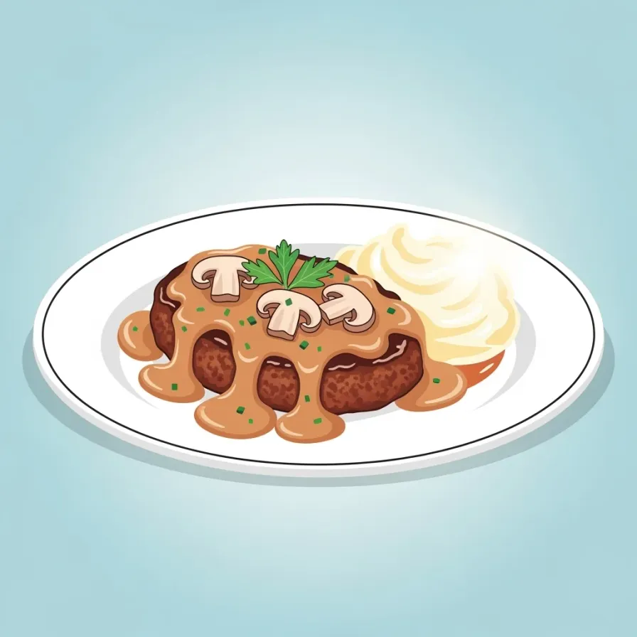Salisbury Steak with Mushroom Gravy