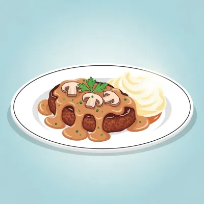 Salisbury Steak with Mushroom Gravy