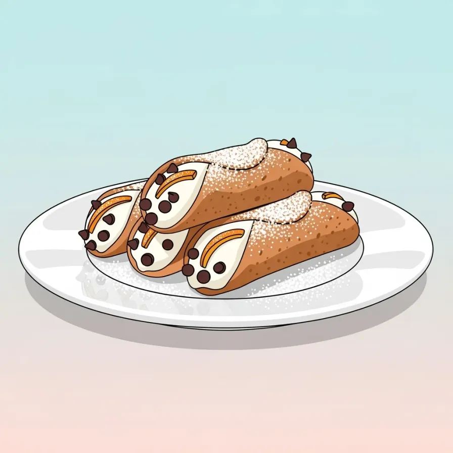 Sicilian Romeo (Sweet Ricotta Cannoli)