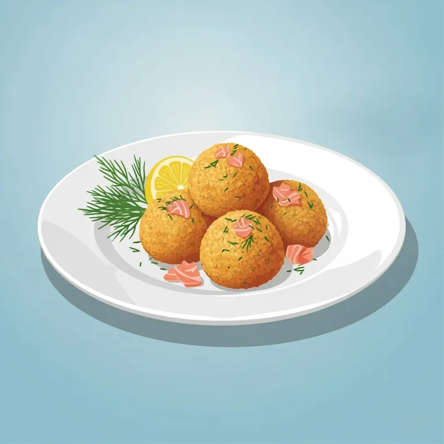 Smoked Salmon and Dill Arancini