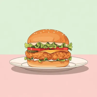 Southern Fried Chicken Burger