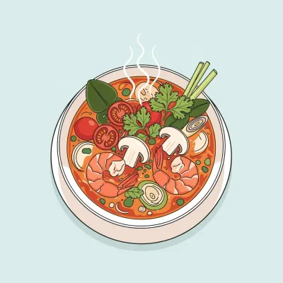Tom Yum Goong (Thai Hot and Sour Shrimp Soup)