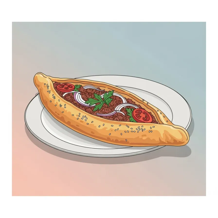 Turkish Lamb Pide