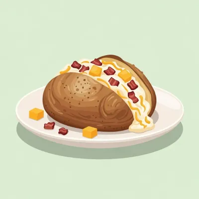 Twice-Baked Stuffed Potato