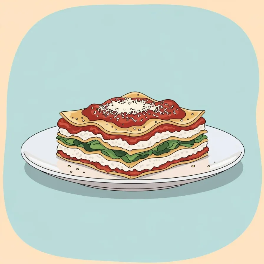 Vegetarian Lasagna with Ricotta and Spinach