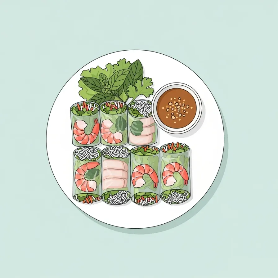 Vietnamese Fresh Spring Rolls (Gỏi Cuốn)