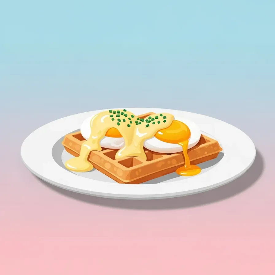 Waffle Eggs Benedict