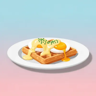 Waffle Eggs Benedict