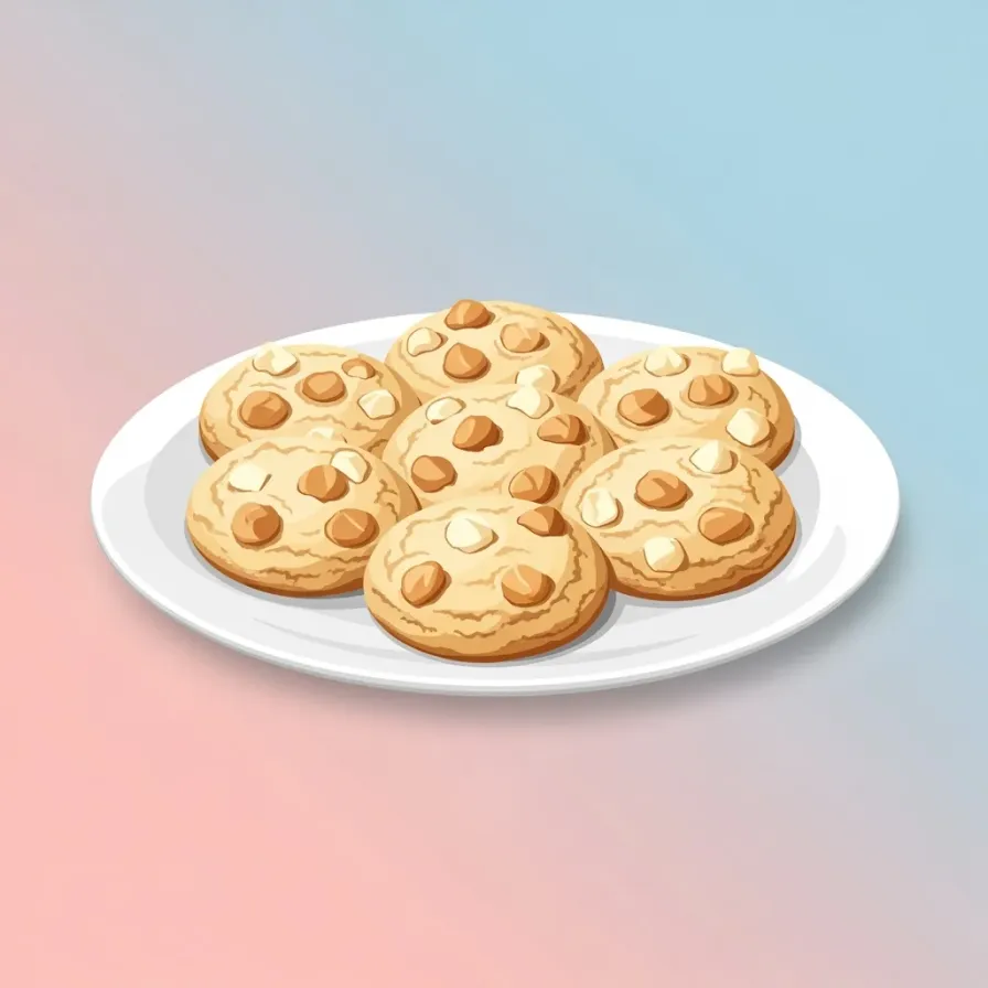 White Chocolate Macadamia Nut Cookies